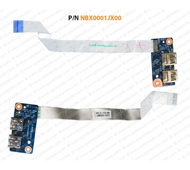 USB Board for HP Pavilion 15-G, 15-R, 15-S, 250-G3, 255-G3, 256-G3, LS-A993P