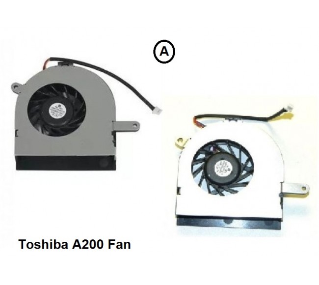 ( CFAN0187-A ) ( Pic Difference ) Fan For Toshiba Satellite A200, A201, A202, A203, A204, A205, M200, A210, A215, L205