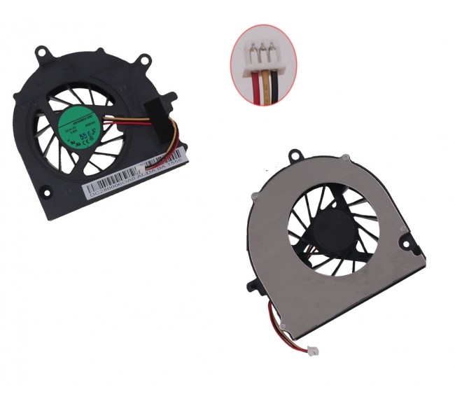 Fan For Toshiba Satellite A500, A500D, A505, A505D CPU Cooling Fan Cooler ( 3-Pin/Wire )