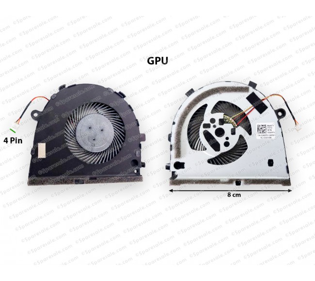 Fan For Dell Gaming G3-3579, G3 15-3579, G3-3779, 17-3779, 15-3779, G5-5587,15-5587 GPU Cooling Fan