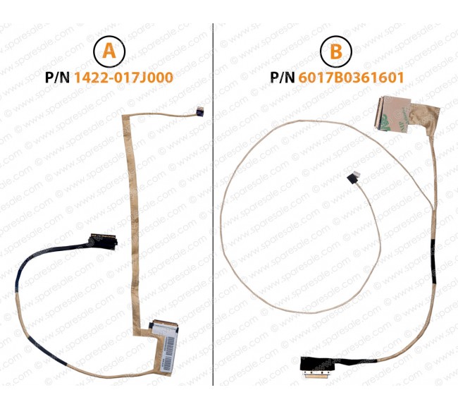 Display Cable for Toshiba Satellite L850, L855, C850D, C855, C855D, 1422-017j000, 6017B0361601 LCD LED LVDS Flex Video Screen Cable 