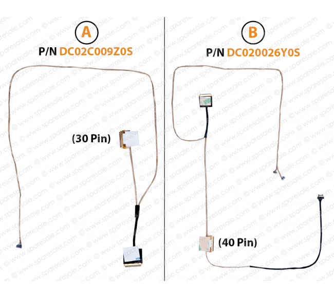 Display Cable For ASUS UX305FA, UX305, UX305LA, DC02C009Z0S, DC020026Y0S LCD LED LVDS Flex Video Screen Cable 