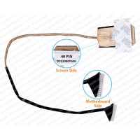 Display Cable For HP Probook 6540B, 6445B, 6550B, 6555B, 6440B, 6460, 6075B, 593995-001, 613372-001, 615958-001, 6017B0263501, 6017B0262801, DC02000Y600 LCD LED LVDS Flex Video Screen Cable