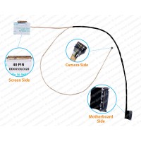 Display Cable For HP Pavilion 14-B, 14-C, 14T-B, 14Z-B, DD0U33LC000, DD0U33LC010, DD0U33LC020, DD0U33LC030, DD0U33LC040, 614024455779 LCD LED LVDS Flex Video Screen Cable