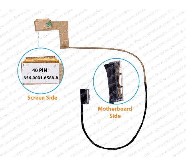 Display Cable For SONY VPCEC3C5E, VPCEC1M1E, EC4M1E, EC3DFX, M980, 356-0001-6588-A LCD LED LVDS Flex Video Screen Cable