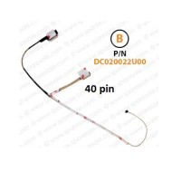 Display Cable For HP Compaq 15-G, 15G, 15-R, 15R, 15-H, 15H, 15-S, 15S, Pavilion 250-G3, 255-G3, 256-G3, DC02001VU00, DC02C008600, DC020022U00, DC02C008600 LCD LED LVDS Flex Video Screen Cable