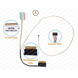 (A) ( 40 Pin Screen Side ) ( Without Touch ) DDY14ALC010, DDY14ALC100, DDY14ALC130, DDY14ALC140, DDY14ALC01040, 762519-001, 762521-001