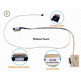 (A) ( 30 Pin Screen Side )  ( Non-Touch Screen Cable ) DC02001XO00 90205533
