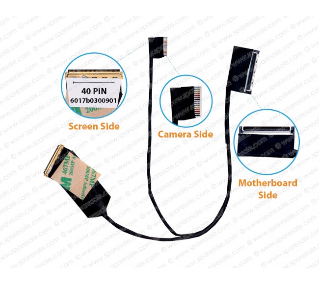 Display Cable For Dell Latitude XT3, XT 3, 6017B0300901, 0JYG28, JYG28 LCD LED LVDS Flex Video Screen Cable
