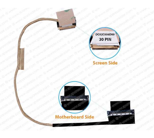 Display Cable For Lenovo Thinkpad T440, T450, T460, DC02C006D00, DC02C003Y00 LCD LED LVDS Flex Video Screen Cable ( Non-Touch )