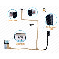 Display Cable For ASUS A45, K45, A85, A45A, A45D, A45V, A85V, K45A, K45D, K45V, X45, X45V, X45VD, K45DE, K45VD, X45D, X45E, R400V, R400, DC02001G020, DD0XJ2LC000, DD0XJ2LC020, 14005-00360100, DD0XY1LC010, DD0XY1LC000 LCD LED LVDS Flex Video Screen Cable