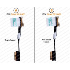 Display Cable For Lenovo ThinkPad X1C, X1 Carbon 2nd and 3rd generation, 00HM151, 00HM152, 50.4LY03.001, 50.4LY05.001 LCD LED LVDS Flex Video Screen Cable