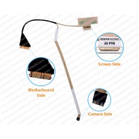 Display Cable For HP ProBook 430-G4, DD0X81LC000, DD0X81LC011, DD0X81LC021, DD0X81LC111, DD0X81LC302 LCD LED LVDS Flex Video Screen Cable  ( Non-Touch )