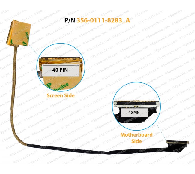 Display Cable For Sony VPCSA, VPCSB, VPCSC, SA23, SB15, SB11, SC1, SD, V030, 2CH, 356-0111-8283-A LCD LED LVDS Flex Video Screen Cable