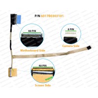 Display Cable For Dell Latitude E6220, 02H6N0, 2H6N0, CN-02H6N0 6017B0303101 LCD LED LVDS Flex Video Screen Cable 