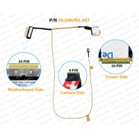 Display Cable For Acer Swift 3 SF314-52, SF314-52G, SF314-53, SF314-53G, SF315-41, SF315-52, 1422-02MA000, 1422-02MB000, 50.GNUN5.007, N17P3 1422-02XR000 SU4EA LCD LED LVDS Flex Video Screen Cable 30-PIN