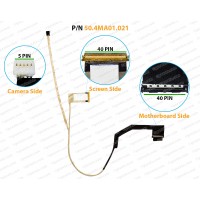 Display Cable For Lenovo LB47, B47, B470, B470e, B470ea, B470g, B470gm, B570gl, B475, B475e, B475gm, V470, V470c, 50.4MA01.021, 50.4MA01.013, 50.4MA01.022, 50.4MA01.001 LCD LED LVDS Flex Video Screen Cable