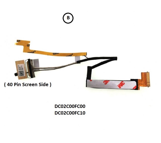 (B) ( 40 Pins Screen side ) DC02C00FC00, DC02C00FC10