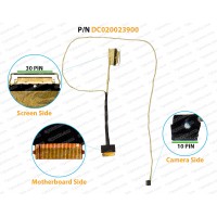 Display Cable For Lenovo IdeaPad S145-14IWL, 81MU, S145-15W4W, S145-15I4W, DC020023900, DC020023910, DC020023920 FS441 LCD LED LVDS Flex Video Screen Cable ( 30-PIN )