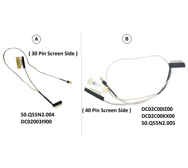 Display Cable For Acer Aspire A715-41G A715-42G A715-74G A715-75G Nitro AN715-51 CN315-71 CN315-71P 50.Q55N2.004 DC02003I900 DC02C00IZ00 DC02C00KX00 50.Q55N2.005 LCD LED LVDS Flex Video Screen Cable