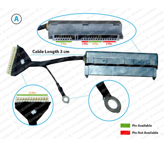 ( HDD0010-A ) Cable Length 3 CM