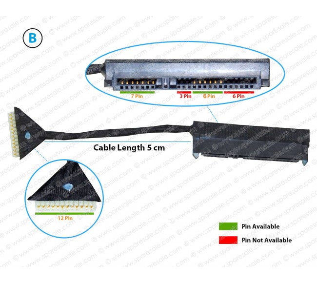 ( HDD0010-B ) Cable Length 5 cm