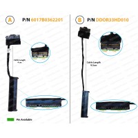 Hdd Cable For HP PAVILION G4-2000, G6-2000 Series G7-2000, 14-F, 14-E, 15-E, 17-E, 14-B031US, 14-F, DD0R33HD010, 6017B0362201 SATA Hard Drive Connector