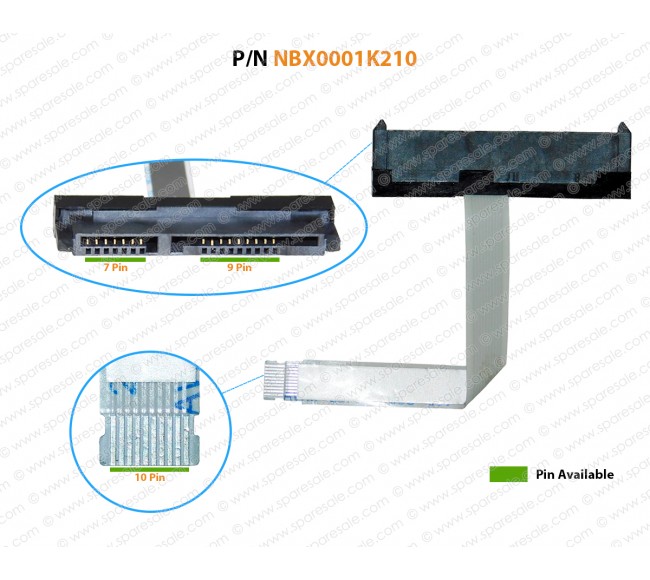 Hdd Cable For Lenovo IdeaPad 320, 320-15, 320-15AST, 330-15, 330-15IKB, 320-15ISK, 320-15IAP, 320-15ABR, 320-15IKB, 520-15IKB, 330-15ICH, 330-15IGM, SATA Hard Drive Connector