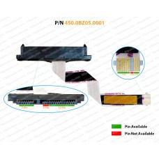 Hdd Cable For HP Pavilion X360-15, 14-BA, 14M-BA, 14T-BA, 14-AC, 14-CE, 14-AF, 15-BR, 15-BR018NA, 450.0BZ05.0001 SATA Hard Drive Connector ( 10 PIN )
