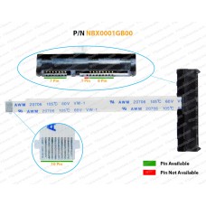 HDD Cable For Lenovo ideapad Y700, Y700-15, Y700-17, Y700-15ISK, Y700 Touch-15ISK, Y700-15ACZ, Y700-17ISK, BY510, BY710, NBX0001GB00 SATA Hard Drive Connector