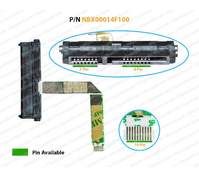 HDD Cable For ASUS Vivobook S14-S430U, S15-S430U, S14-S530U, S15-S530U, S15-S530FA, X412, X512, F412, F512, R424, R564 S145-14IWL,V14-IIL V14-ADA V14-IG SATA Hard Drive Connector