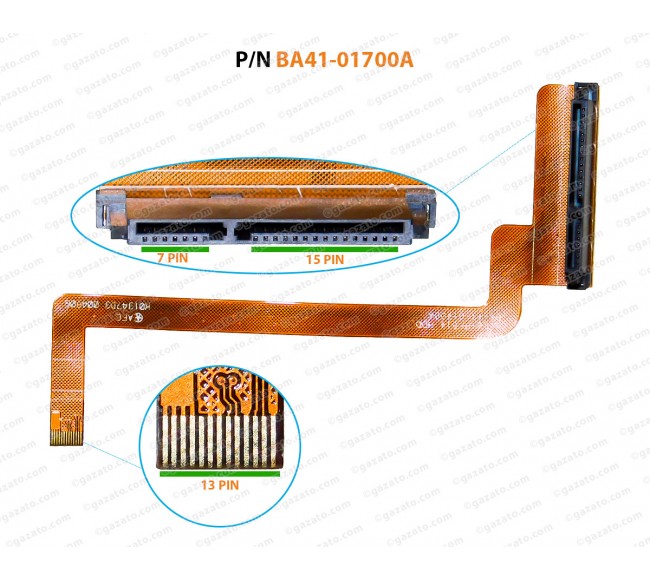 HDD Cable For Samsung NP700Z4A, 700Z4B, 700Z4C, NP700Z3A, 700Z5A, 700Z5B, Z4B, Z5B, Z5C, BA41-01700A SATA Hard Drive Connector