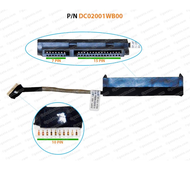 HDD Cable For Lenovo Y40, Y40-70, Y40-80, Y50, Y50-70, Y70-70, Y700-14, Y700-14ISK, DC02001WB00, DC020028B00, 5C10G59770, ZIVY1
