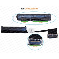 HDD Cable For Dell XPS 15-9530, 15-L522X, Precision M3800, Series P31F, VAUB0, DC02C005S00, 0DG95V, DG95V SATA Hard Drive Connector