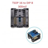 SOIC SOP16 TO DIP8 Programmer Adapter 300mil Bios Socket