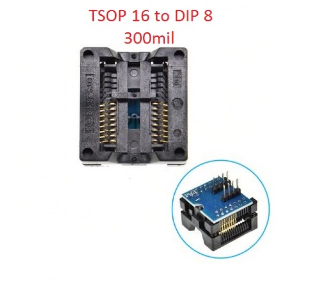 SOIC SOP16 TO DIP8 Programmer Adapter 300mil Bios Socket