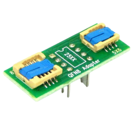 QFN8/WSON8/MLF8/MLP8/DFN8 to DIP8 Universal two-in-one socket/adapter for both 65MM and 86MM chips ( Bios Socket )