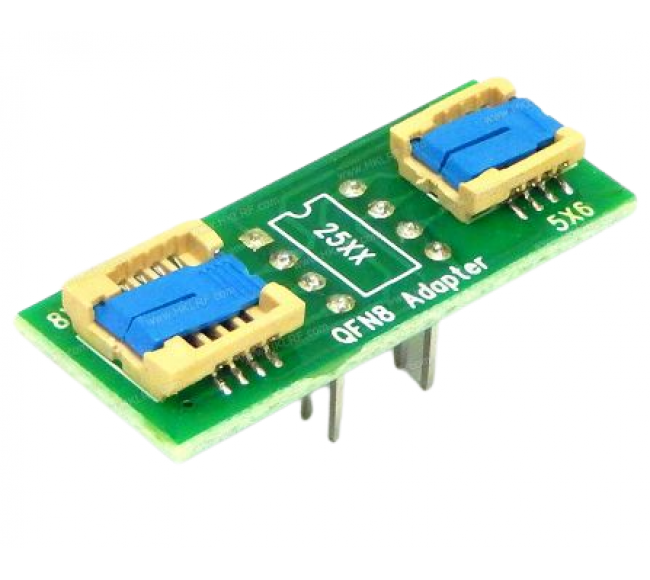QFN8/WSON8/MLF8/MLP8/DFN8 to DIP8 Universal two-in-one socket/adapter for both 65MM and 86MM chips ( Bios Socket )