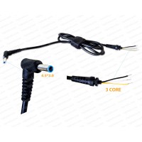 DC Adapter Cable For HP Charger BLUE PIN ( 4.5*3.0 ) ( 3 Core )