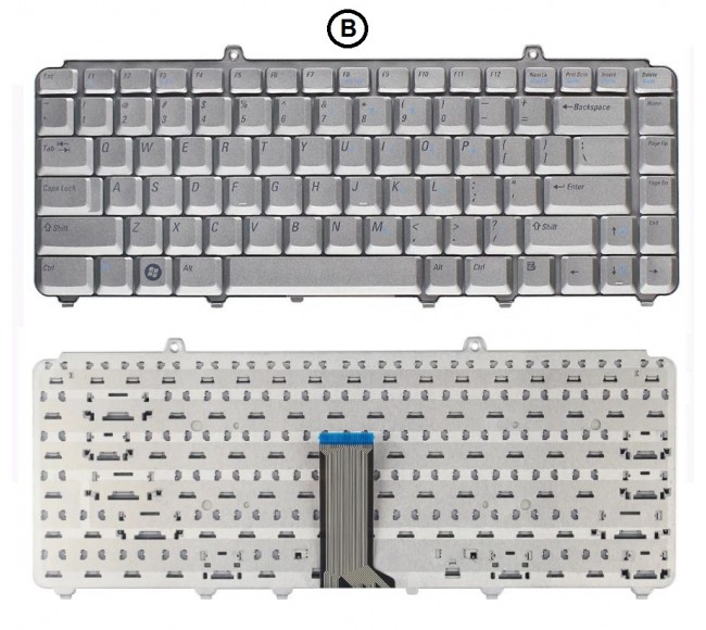 (B) Silver Type Keyboard 9J.N9283.001 NSK-D9001