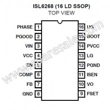 ISL6268C i62 68CAZ ISL6268CAZ IC