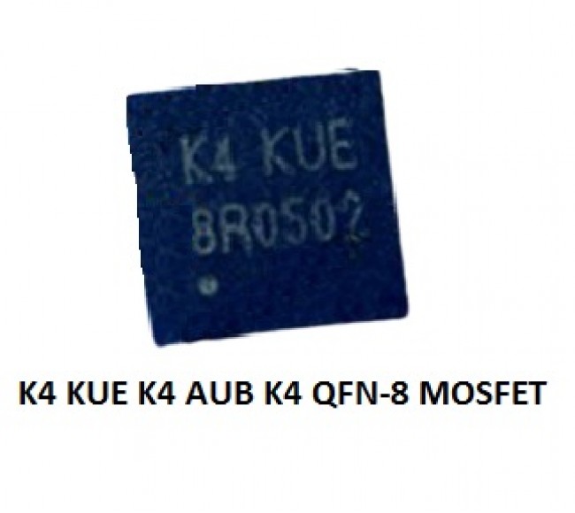 K4 KUE K4 AUB K4 QFN-8 MOSFET